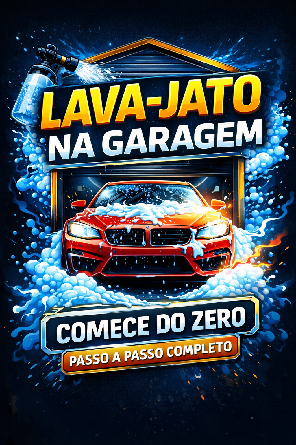 Mockup do Lava-Jato na Garagem