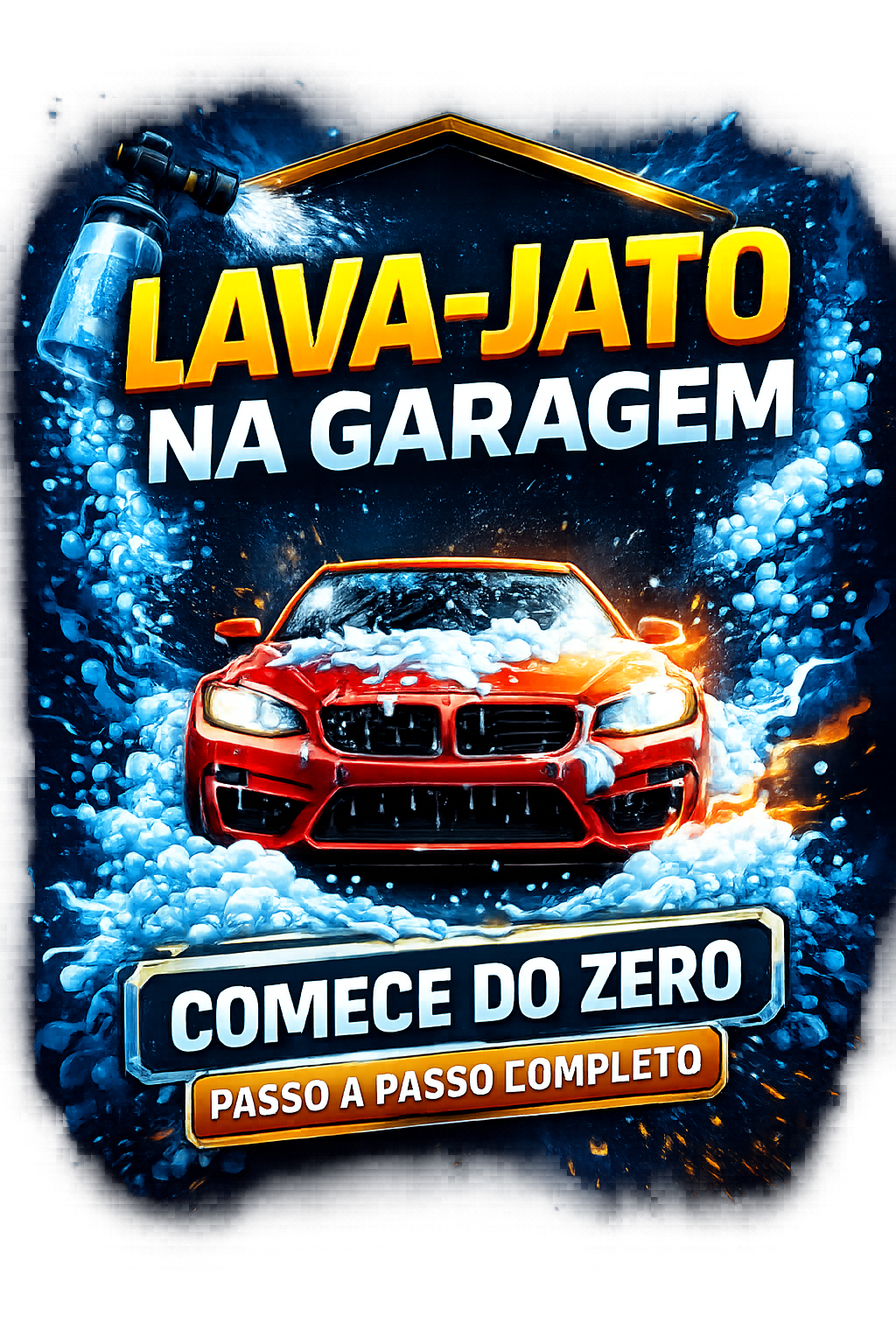 Mockup do Lava-Jato na Garagem